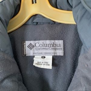 Veste Coupe-vent Vintage Columbia Convert Parka Homme XL Années 90, Vert Softshell
